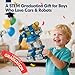 hahaland Toys for 5 Year Old Boy Birthday Gift, Stem Boys Toys 6 Year Old Boy Gifts, 5 in 1 Building Take Apart Trucks Transform to Robot Kids Ages 5-8, Montessori Creative Educational Drill Screw Set