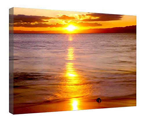 Toile Nature Is Golden tendue sur authentique cadre bois