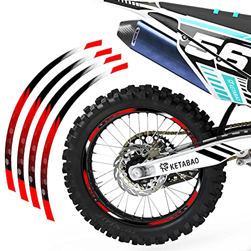 Autocollants de jantes moto 21"/18" pour Kawasaki KLX 300