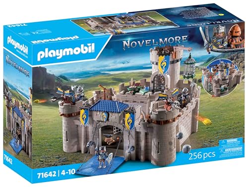 PLAYMOBIL Novelmore 71642 Arwynns Burg, Ritterburg, inklusive DREI Rittern und zahlreichen Accessoires für realistische Gefechte… – Ansicht 2