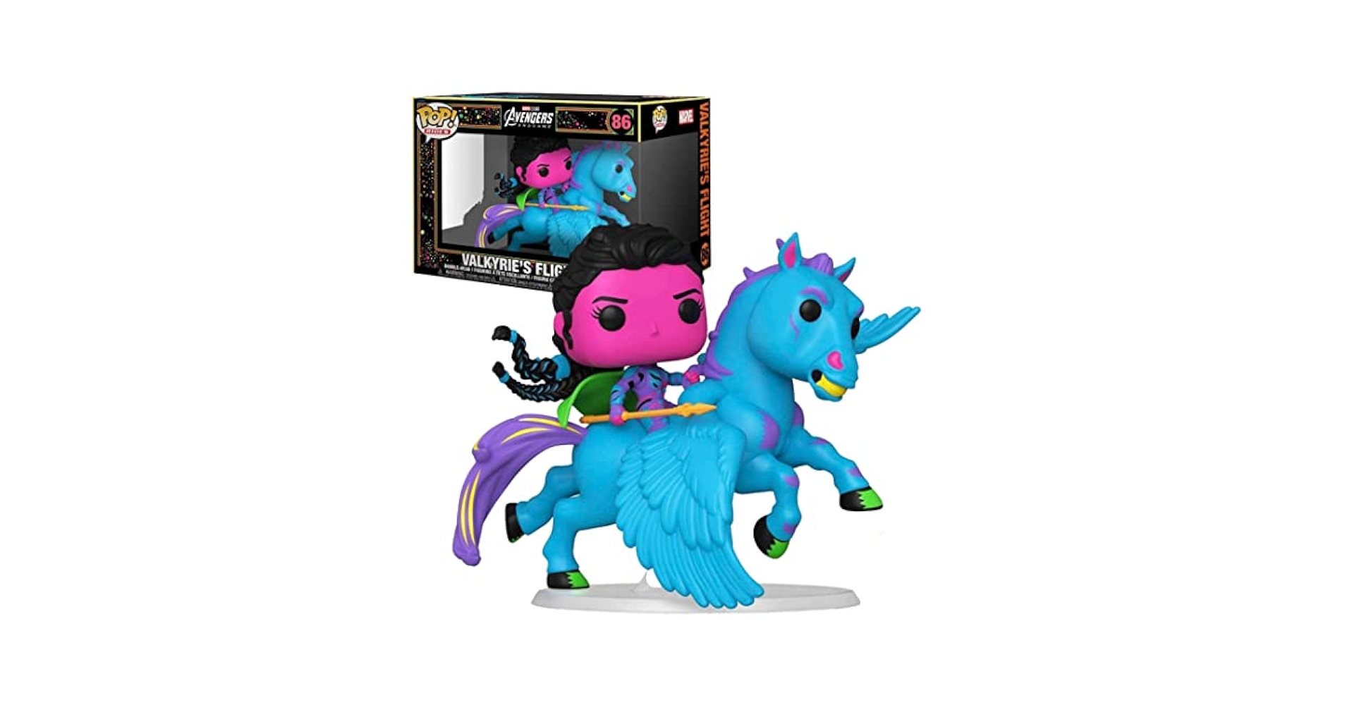 MARVEL - FUNKOPOP!エンドゲームヴァルキリーの飛行 Amazon.com: Funko POP! Rides Marvel Endgame Valyrie s Flight