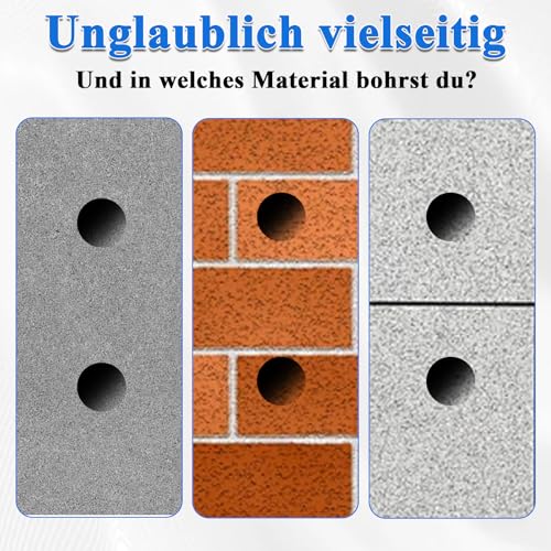 STARVAST SDS Plus Bohrer Set für Beton [8tlg - Ø6-16 & 210mm lang] 4 Schneiden - Langlebige Betonbohrer aus 40CR Stahl für Präzise Ergebnisse - Bohrer Set Beton Schlagbohrer SDS Bohrer Stein