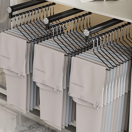 Tringle extensible coulissante pour penderie en acier robuste durable