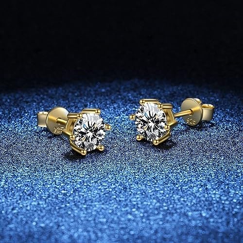 Boucles d'oreilles moissanite D VVS éclat diamant éternel - 3