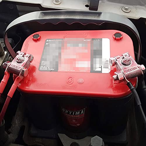 Ampper Military Spec Battery Terminal End, Top Post Battery Terminal Set For Marine Car Boat Rv And Vehicles (1 Pair) #TOP3