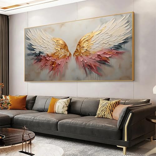Grand poster aile dorée 70x140 cm pour habiller un grand mur vide sans effort
