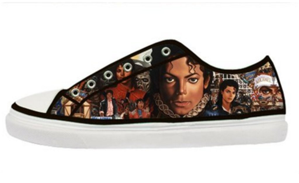 Custom Michael Jackson Women's Casual Canvas Shoes