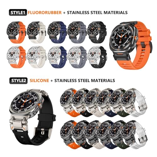 Bracelet Galaxy Watch Ultra 47mm métal à ajustement rapide résistant - 7