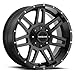 Raceline Wheels 931M INJECTOR Wheel Black W/Machined Finish 20X9"6X5.5/6X135mm Bolt Pattern 0mm Offset/(5"B/S) 10 Spoke Aluminum Passenger Car Wheels, Full Size Replacement Black Car Rims