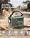 Emergency Weather Radio with Large Solar Panel, Efficient Hand Crank & Real 12000mAh Battery | AM/FM/NOAA Bands, LED Flashlight, Reading Lamp, SOS Alarm & Phone Charger for Camping & Emergencies