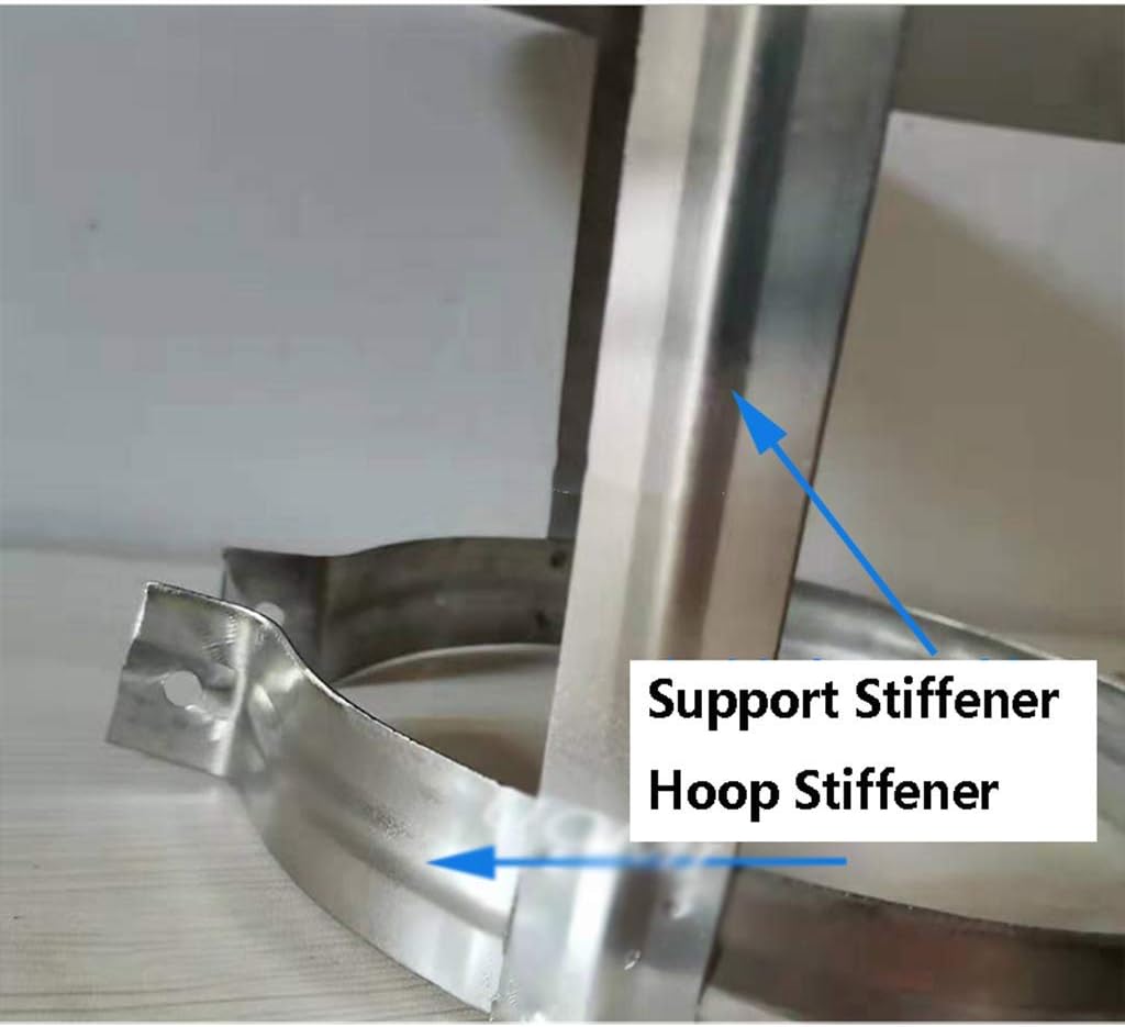 Chimney Cowl, Pipe Rain Cover Protector Cap Ending Roof Cowl for Ducting Ventilation Cap Rain Hat Hood Stainless Steel (170mm)