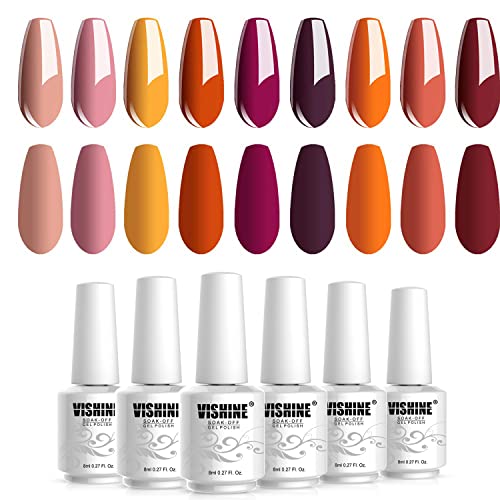 Set de Esmaltes en Gel Vishine 12 Piezas Colores Variados miniatura 5