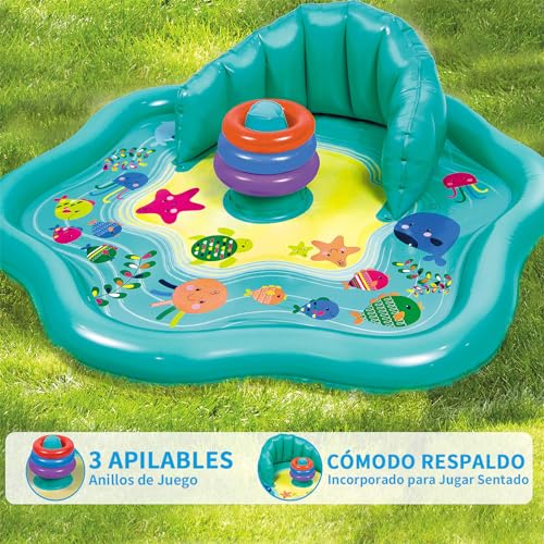 Reviews y listado de Alberca inflable para bebe los diez mejores. 18 Imagen adicional