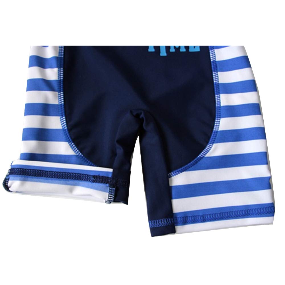 Traje de Baño para Niños Bañador Una Pieza Bebé Manga 3/4 UPF Protección Solar UV Natación con Gorro