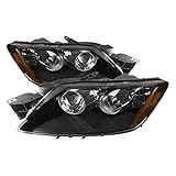PERDE Compatible with Mazda CX-7 Halogen Headlights with Performance Lens