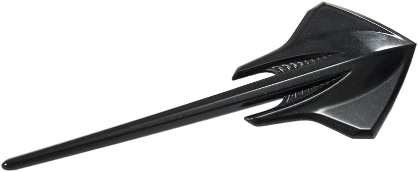 C2 C3 & C7 Corvette Vette Black Carbon Flash Stingray Mako Shark Emblem