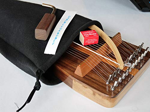 Zither Heaven Cherry Bowed Psaltery W/22 Strings Made In The Usa #TOP5