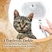 Cat Steam Brush, 3 in 1 Pet Spray Hair Removal Comb for Shedding & Grooming, Pet Grooming Brush with Spray, One-Click Release Button and Tank, Spritz Defur Comb for Cats Dogs, Effective(White)