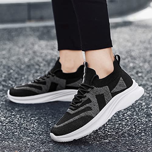 Chaussures hommes casual noir 43 running et marche urbaine mode mode décontractée en mesh