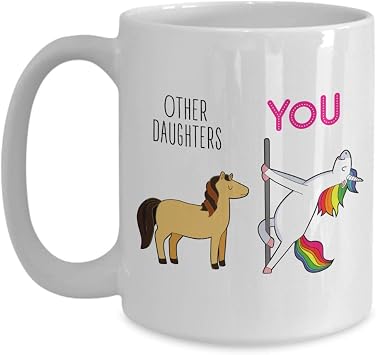 Suchmugs Mug for Daughter, Funny Daughter Mugs From Mom, Daughter Birthday Gifts for Women