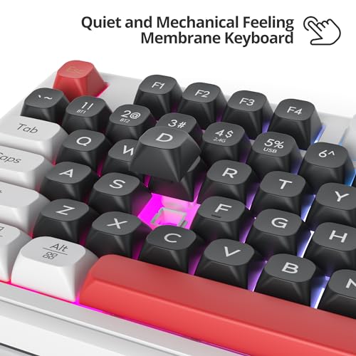 Teclado Membrana Fogruaden 96% Wireless RGB Negro miniatura 3