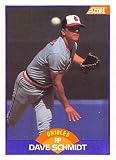 1989 Score #292 Dave Schmidt Baltimore Orioles
