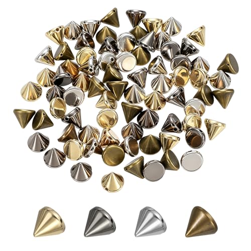Remaches Cone Studs para Personalizar Chaquetas Vaqueras y Manualidades de Cuero en Casa