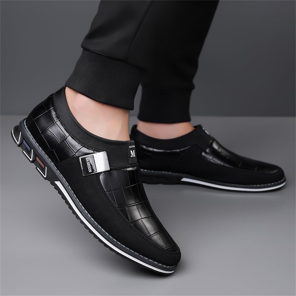 Veslexth Mens Casual Shoes Loafers Comfort Walking for Male Business Work Office Dress Loafer Lightweight Driving Travel Moccasins