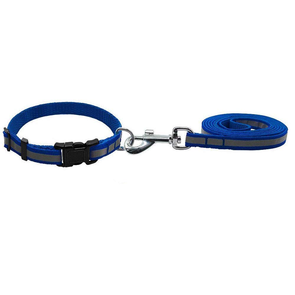 Petlicious & More 15 mm Reflective Nylon Puppy Collar & Leash Set for Small & Medium Dogs (Color May Vary) - Pack of (Collar + Leash) (B085G74B3F) Amazon Price History, Amazon Price Tracker