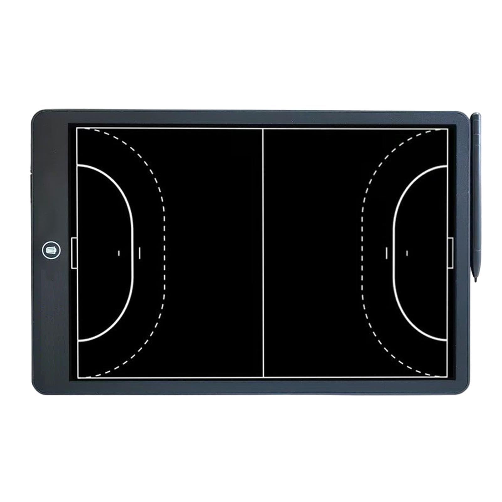 Tablette de dessin LCD | Tableau tactique de handball de 40,6 cm – Bloc d'écriture LCD sans papier – Équipement d'entraînement à l'eau – Tablette d'écriture LCD pour handball, stratégie