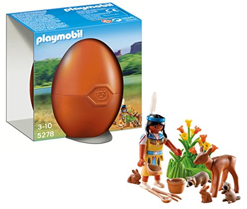 Playmobil - 5278 - Figurine - Indienne avec Animaux