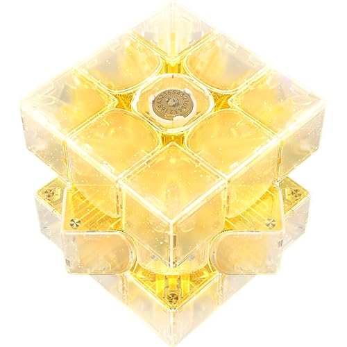 GAN 15 Maglev Zenith Magnetic Speed Cube 3x3, GAN Cube Latest Winter Limited Edition with 2 Sets Sttickers, 58.6g Ultra-Lightweight, Brain Teasers Puzzle Cube for Kids Adults