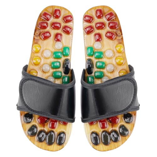 Pantoufles de massage en jade et bambou FERCAISH pour homme