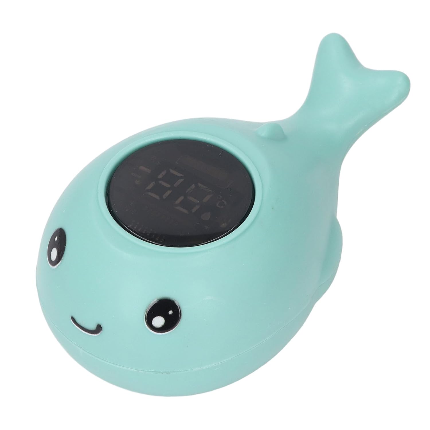Blue Whale Baby Bath Thermometer LED Display Floating Toy Water Temperature Thermometer for Infant Bathtub Tub ABS Material Cartoon Design