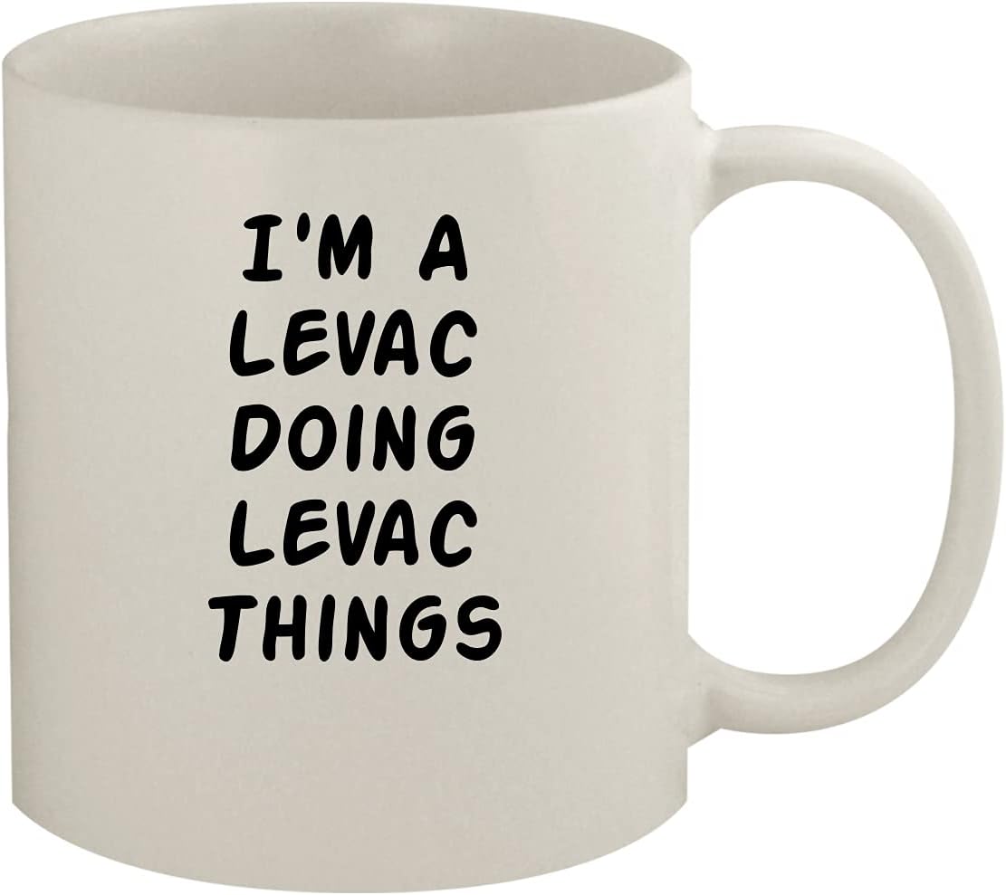 I'm A Levac Doing Levac Things - 11oz Ceramic White Coffee Mug, White