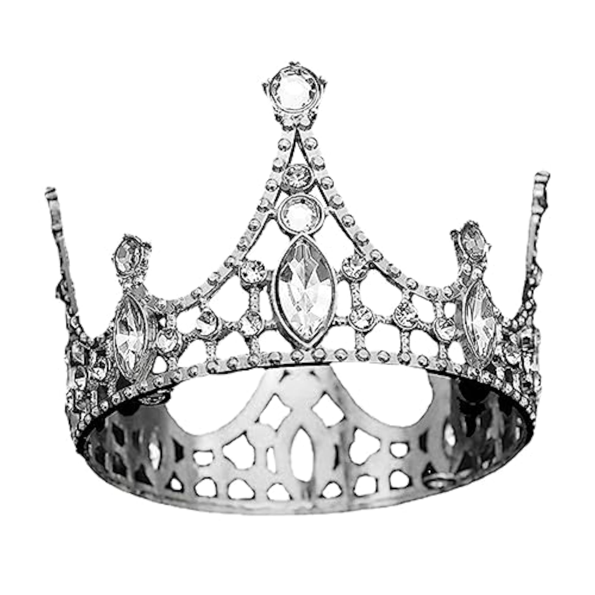 Modern Silver Tiaras Headpieces for Themed Parties, Wedding