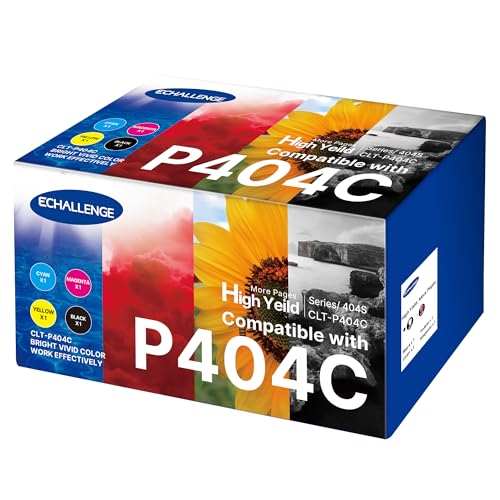 CLT-P404C CLT-404S Tonerkartusche Kompatibel für Samsung C480W Toner für Xpress SL C480FW C430W C430 C480 CF480FN C48X C43X Series Toner CLT-K404S CLT K404S CLT-Y404S CLT-C404S (4er-Pack)