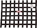 RaceQuip 725005 18" High X 24" Wide Black SFI 27.1 Ribbon Style Window Net