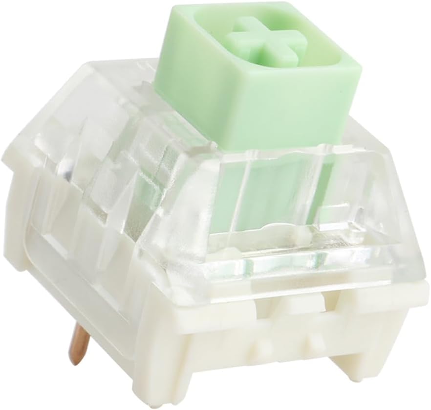 90 Pack Kailh Box Switch Jade RGB SMD for Mechanical Gaming Keyboard 3 pin Switches IP56 Water-Proof Compatible Cherry MX Switches