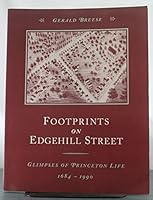 Footprints on Edgehill Street: Glimpses of Princeton Life, 1684-1990 0878500871 Book Cover