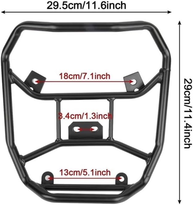 Motorcycle Luggage Rack Motorcycle Front Shelf Bracket Set Luggage Bracket for for Zuma 125 2022 2023 2024 Luggage Shelf Tail