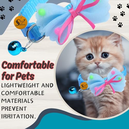 Image of Sage Square Cat Bow Collar with Bell, Stylish Pet Accessory for Your Furry Friend, Adjustable Fit Comfort, Fashion-Forward Pet Gear, Reliable Performance Assurance, Pet Fashion Statement