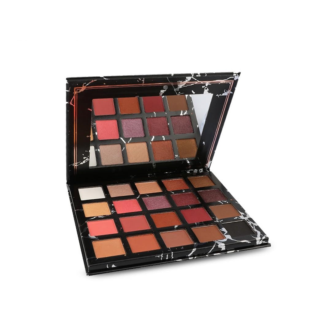 Palette de maquillage texture marbrée 20 couleurs ombres à paupières de prestige