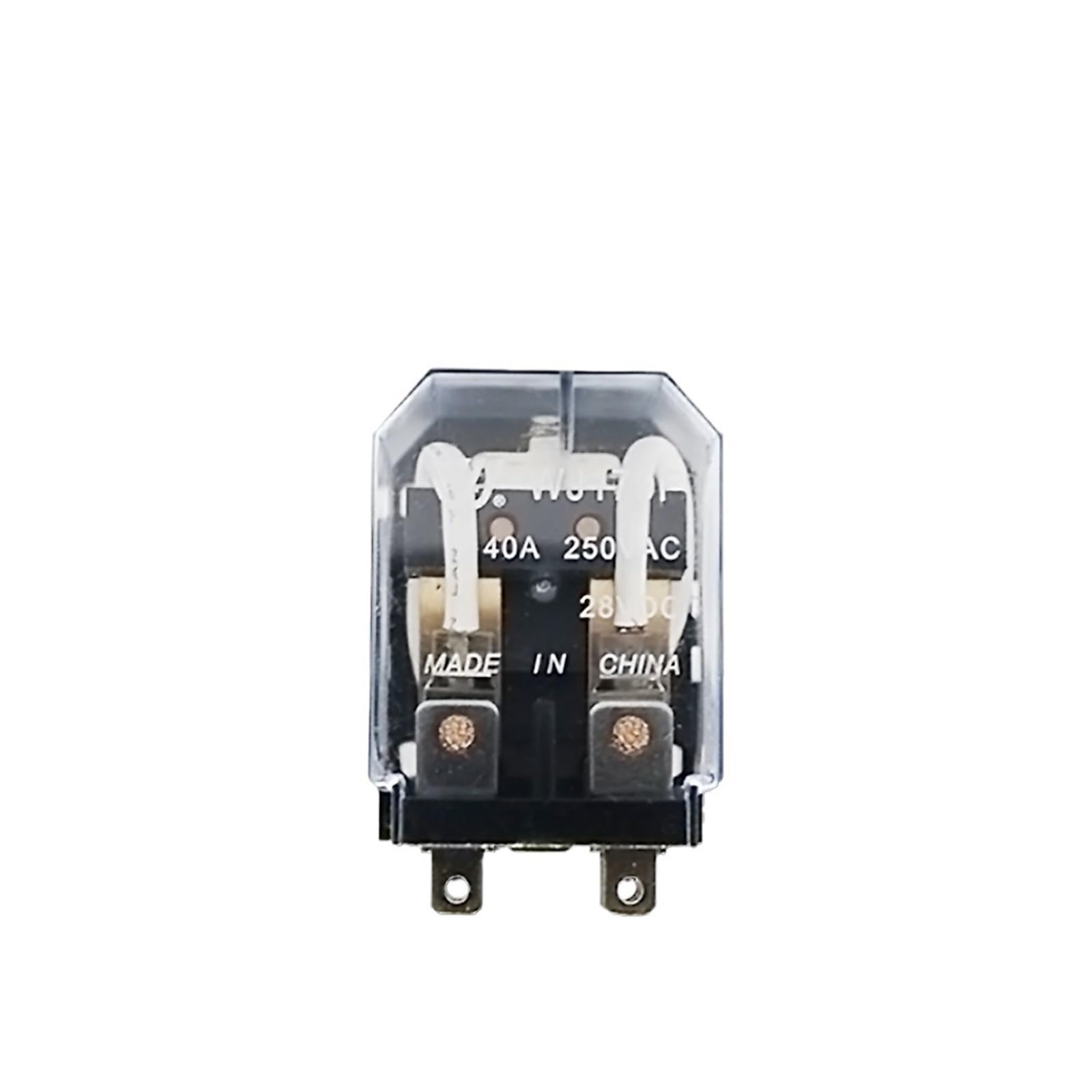 BALYDLUL Electronic Micro Electromagnetic Relay JQX-40F 2Z 40A High-power relay 12V 24VDC 220VAC Silver Contact PCB Relay(Z(Transfer),12VDC)