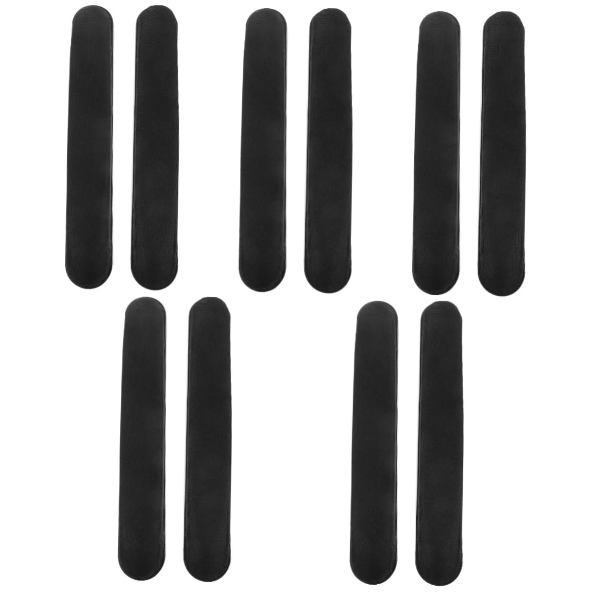 VILLCASE 5 Paia Cuscinetto Protettivo per Il Braccio poggiapolsi Polso Sedia ergonomica pastiglie corrimano braccioli coprisedia per bracciolo Forniture per sedie a rotelle Tessuto Black