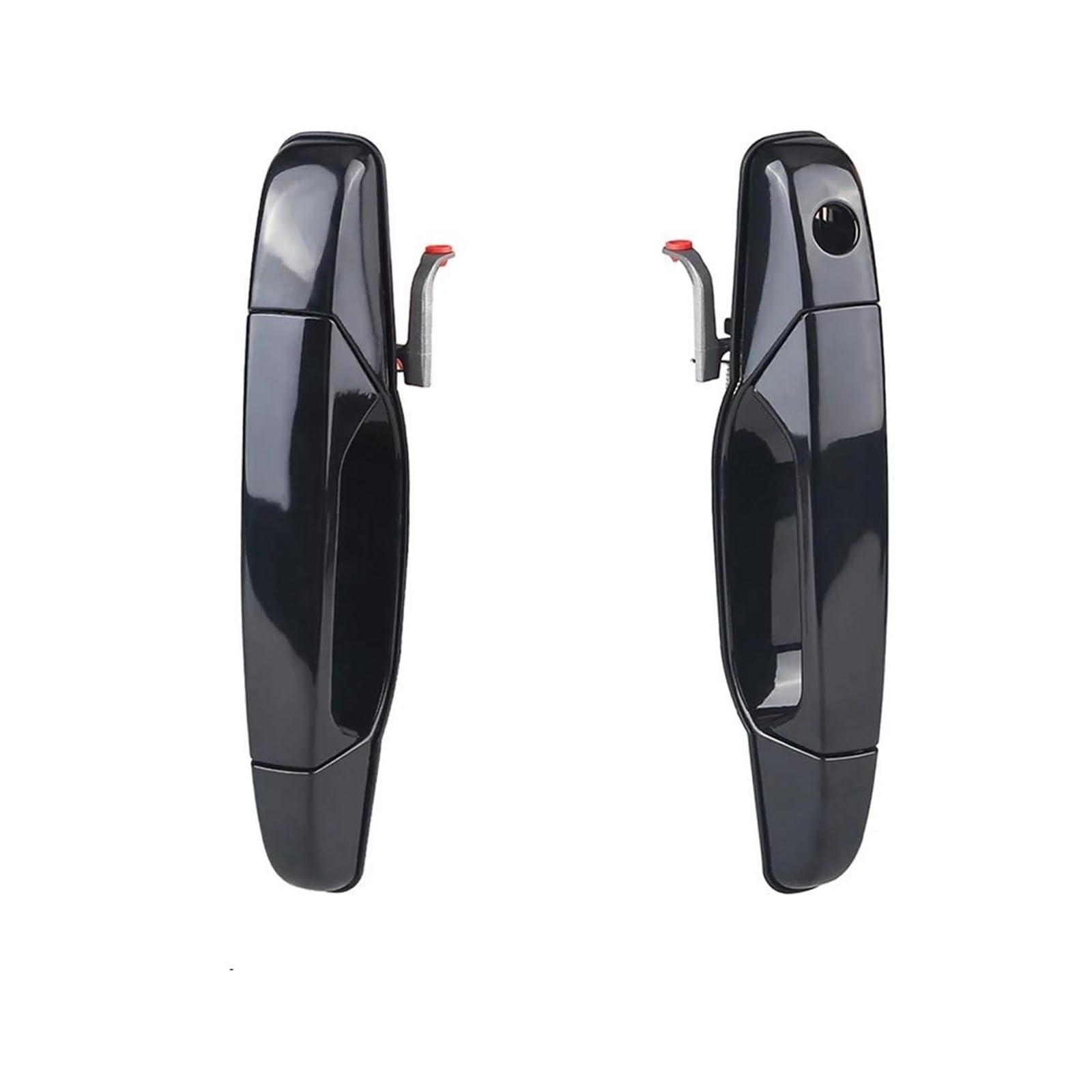EVEKHAHHRB Exterior Door Handle 1PCS for Escalade for Pickup Outside Exterior Chrome Door Handle Outer Door Handle(Black Front Side)