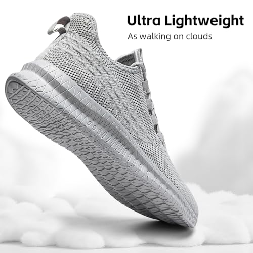 Image of Mens Slip On Walking Shoes Sneakers Running Shoes Trainers Athletic Gym Fitness Sport Shoes Non Slip Breathable Mesh Workout Fashion Breathable Comfortable