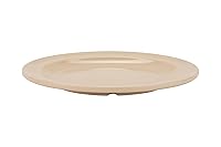 Vista 2 de GET DP-506-T-EC - Platos redondos de melamina para aperitivos, 6.5 pulgadas, color marrón (juego de 4)