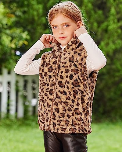 Image of Danna Belle Girls Full Zip Hoodie Fleece Jacket Sherpa Hoodie Coat Fall Winter Outwear 5-12Y