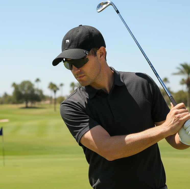 FEISEDY Polarized Clip On Sunglasses,Clip Cap Sports Sunglass,UV400 Protection for Mens Womens Fishing Cycling Hiking B0356 - Image 2